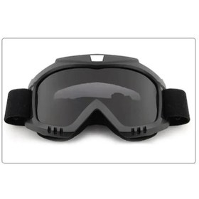 Resim MYG Motosiklet Cross Gözlüğü Lüx Model Süngerli Bant Lastikli Açık Kask Ve Kross Gözlük 