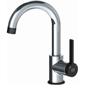 Resim Gpd Gildo Mtl165-K-S Tek Gövde Lavabo Bataryası Krom - Siyah 