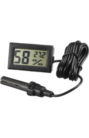 Resim Boblov Kuluçka Makinası Problu Termometre Sıcaklık Nem Ölçer Higrometre 