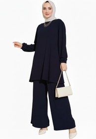 Resim unika boutique Bürümcük Alt Üst Tesettür Takım 
