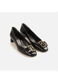 Resim Rouge Kısa Topuklu Kadın Gece & Abiye Ayakkabı 520303 Siyah 