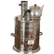 Resim Anka Odunlu 1demlikli 5 Litre Paslanmaz Semaver 