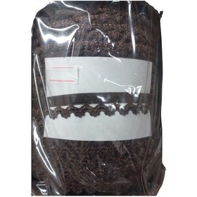 Resim Çamaşır Lastiği Dantelli 1 Cm 1 Metre Kahverengi 