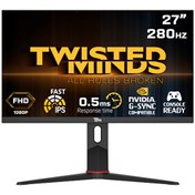 Resim TWISTED MINDS 27" TM27FHD280IPS FHD 280HZ 0,5MS HDMI DP HDR10 FAST IPS PIVOT RGB GAMING MONİTÖR Twisted Minds