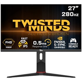 Resim TWISTED MINDS 27" TM27FHD280IPS FHD 280HZ 0,5MS HDMI DP HDR10 FAST IPS PIVOT RGB GAMING MONİTÖR Twisted Minds