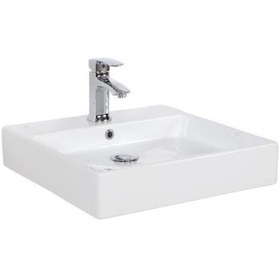 Resim Creavit Next Setüstü Lavabo 50*50Cm Düz Kare 