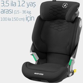 Resim Maxi-Cosi Kore Pro Işık Sensörlü ADAC'lı İsofixli I-Size 15-36 Kg Çocuk Oto Koltuğu Authentic Graphite 