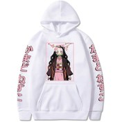 Resim GALASHOP Nezuko Anime Demon Hoodie Kimetsu Hoodies 