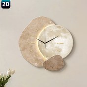 Resim 1 adet Sessiz Duvar Saati - Taş Koşu Modern Moda Tasarımı - Oturma Odası, Yatak Odası, Mutfak ve Ev Dekoru için İdeal, Duvar Saati Sanatı, Hediyeler ve Festivaller için Mükemmel, 2D Duvar Saati | Modern Duvar Saati | Ahşap Çerçeve Saati 