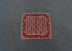 Resim Yeni El İşi Otantik İnce Kum Boncuklu Masa Sehpa Fiskos Örtüsü 5941 