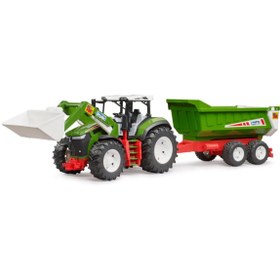 Resim My Reality Fashion Nessiworld Bruder Kepçeli Ve Römorklu Traktör 