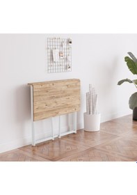 Resim FahrettinKüçük Work001 Katlanır Çalışma Masas 120 CM Beyaz41 