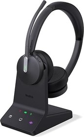 Resim Yealink WH64 Microsoft Teams Dect Dual Ofis Kulaklığı 