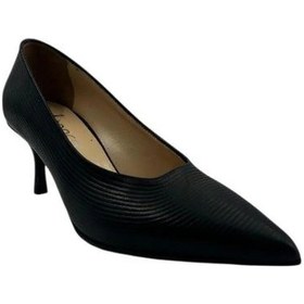 Resim Kemal Tanca 175 9841 152 Kadın Hakiki Deri Topuklu Ayakkabı Stiletto Siyah 