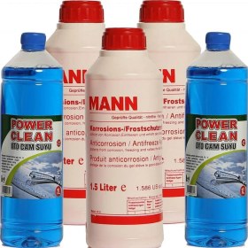 Resim Mann Organik Kırmızı Antifriz 1.5 Lt (-37 ) (3 Adet) 4.5 Lt + 2 Adet Camsuyu 