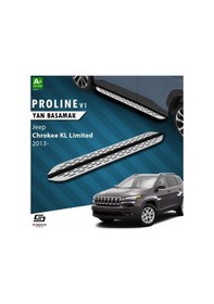 Resim S-dizayn Jeep Cherokee Kl Oem Still Pro V1 Aluminyum Yan Basamak 173 Cm 2013-2023 