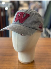 Resim Hamze W Logo Vintage Yıkamalı Eskitme Cap Şapka Gri 