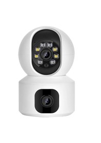Resim Laxsam Yeni Çift Lens Kablosuz Ip Kamera Cmr41 Güvenlik Kamerası 