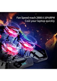 Resim Hpy Pazar Coolcold Rgb Gaming Laptop Soğutucu Altı Fanlı, 12 17" 