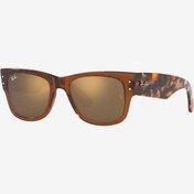 Resim RAY-BAN Mega Wayfarer Unisex Kahverengi Güneş Gözlüğü 