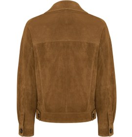Resim Valenza Kadın Camel Süet Deri Ceket - Camel / 