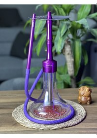 Resim Argus Model Purple Nargile Takımı 