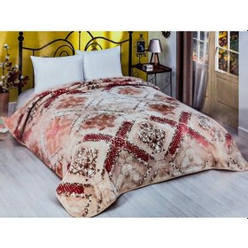 Resim Mink Battaniye Lacasa 1096 Bej Çift Kişilik Bej 