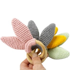 Resim Babyjem Ahşap Halka Diş Kaşıyıcı - Yeşil 