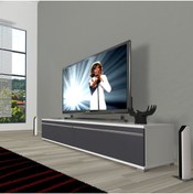 Resim Decoraktiv Eko 140t Mdf Tv Ünitesi Tv Sehpası - Beyaz - Antrasit 