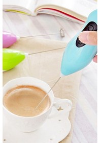 Resim Dijiworld Kahve Köpürtücü Pilli Mini Mixer Kahve Süt Köpürtücü Karıştırıcı Cappucino Mikser 