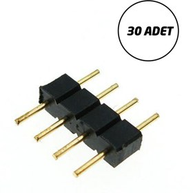 Resim OEM Led Konnektör Birleştirme Rgb Erkek Jumper Uç 4 Pin Iğne (30 ADET) K49 