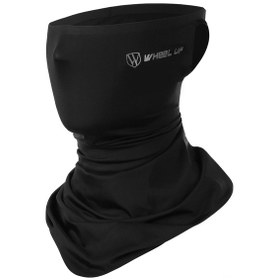 Resim Neevoyu "yaz Sporları İçin Nefes Alabilir Uv Koruyucu Buz Kumaş Bandana - Koşu, Kamp, Bisiklet" Siyah 
