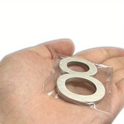 Resim 60mm/2.36in Paslanmaz Çelik Kendinden Yapışkanlı Ev Numarası Stickerları, Metal Kapı Numarası Tabelaları, Posta Kutusu ve Ev Adresi İşaretleri, Mülk Tabelası,Modern Adres Plakası,Metal Etiketler,Paslanmaz Malzeme,Duvara Monte Tabelalar,Yapışkan Numaralar,Emlak Dekoru,Emlak Yöneticileri 