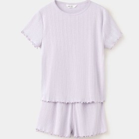 Resim MANGO Kids Fitilli şort pijama 
