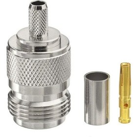 Resim YKA N Dişi Sıkmalı Konnektör RG58 Tipi 