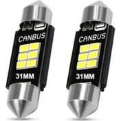 Resim Plt 31MM Sofit Led Canbus C10W Tip Tavan Ve Plaka Led Ampul 