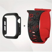 Resim Sunshine022 2li Kadın Ayarlanabilir Su Geçirmez Yumuşak Spor Bilek Kayışı 42mm Series 10 