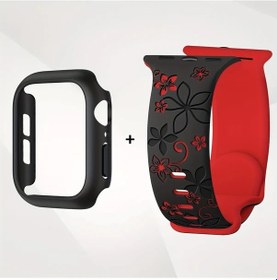 Resim Sunshine022 2li Kadın Ayarlanabilir Su Geçirmez Yumuşak Spor Bilek Kayışı 42mm Series 10 