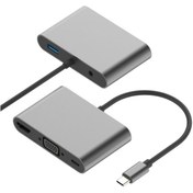 Resim Concord Byl-2002 Usb-C To Hdtv Vga & Audio & Usb & Pd Çevirici (531045690) Diğer