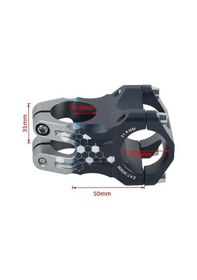 Resim Wake Çift Renkli Desenli Mor Bisiklet Gidon Boğazı 31.8mm Bisiklet Gidon Boğazı Mor Gri Renk Gri - Mor 