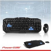 Resim Powergate Km-Q7 Kablosuz Klavye Mouse Set 
