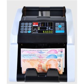 Resim AyrStore Kaan Mix Tl Ve Euro Karışık, Dolar Adet Sayım Kontrollü Ofis Tipi Para Sayma Makinesi 