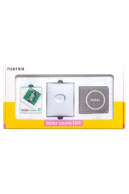 Resim Fujifilm Instax Square Link Beyaz Akıllı Telefon Yazıcısı Bundle Box 