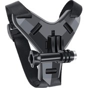 Resim Siyah-kask Askı Dağı Çene Standı Tutucu Motosiklet Aksiyon Spor Kamera Gopro Hero Için Tam Yüz Tutucu Aksesuar 9 8 7 6 5 4 3 Yi 
