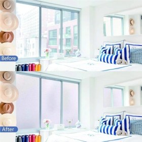 Resim Mk Exclusıve Uv Engelleyici Buzlu Cam Filmi 2 Metre X 60 Cm. 