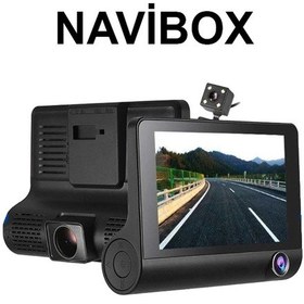 Resim Navibox 140 Açılı 1080p Dvr Yol Kayıt Kamerası Nv2140u Üçlü Kamera Diğer 
