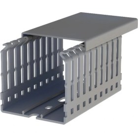 Resim Klemsan 0.0.0.5.556060 Kkd 6060 60X60 Kablo Kanalı (Gri) ( 24 Metre - 1 Kutu ) 