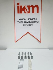 Resim 10 Adet Yangın Tüpü Askı Aparatı Metal 