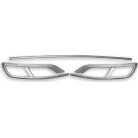 Resim ZEZ Oto Aksesuar Vw Passat B8,5 Egsoz Kromu Difüzör 2019 Sonrası Paslanmaz Krom 