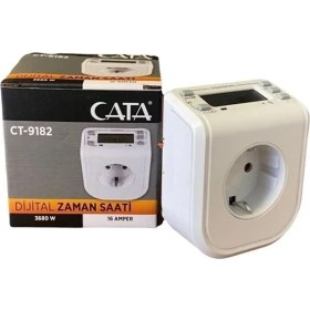 Resim CT-9182 Dijital Zaman Saati, 3680 W, Beyaz 